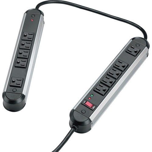 Fellowes Fellowes 10 Outlet Metal Split Surge Protector