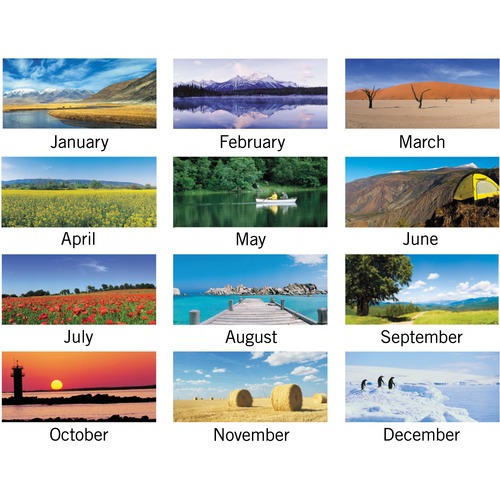 At-A-Glance At-A-Glance Landscape Monthly Calendar