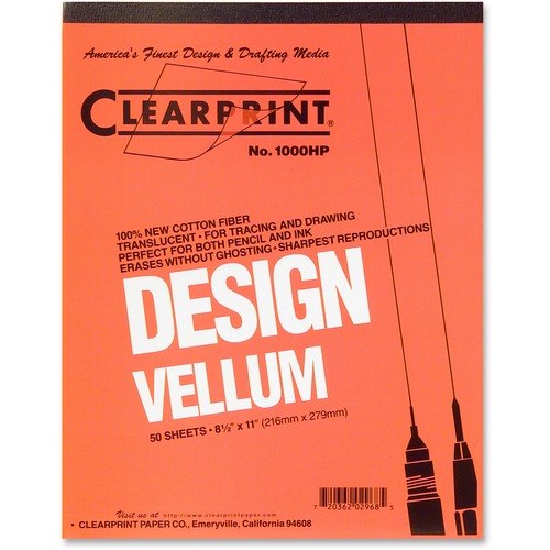 ClearPrint ClearPrint Plain Vellum Pad