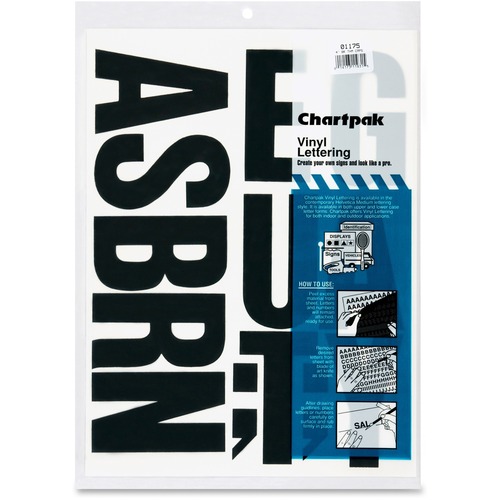Chartpak Chartpak Press-On Vinyl Uppercase Letters