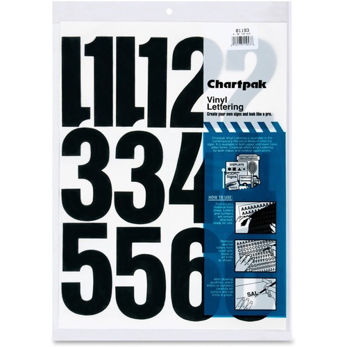 Chartpak Vinyl Numbers
