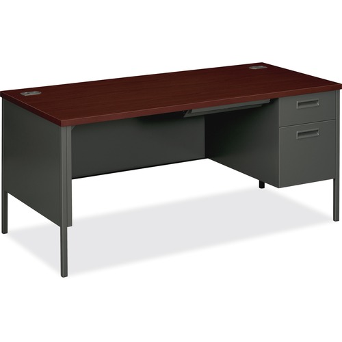 HON HON Metro Classic Steel Right Single Pedestal Desk