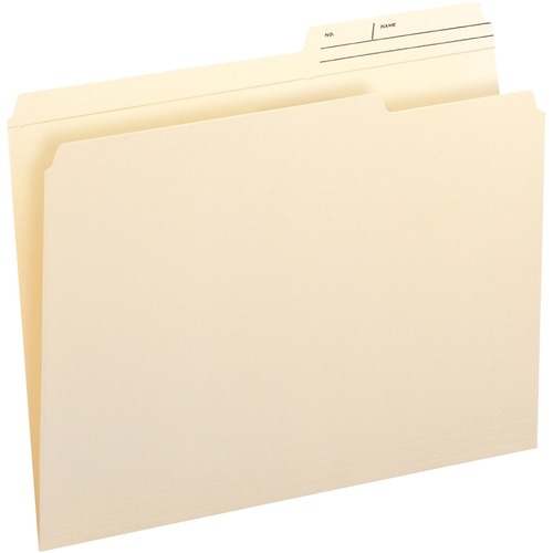 Smead 10388 Manila File Folders with Reinforced Tab