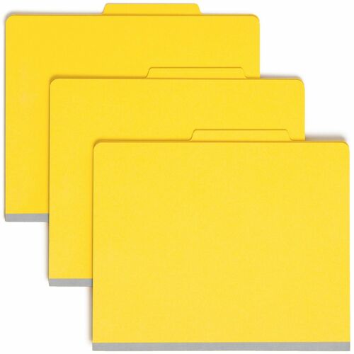 Smead Smead 13704 Yellow Classification File Folders