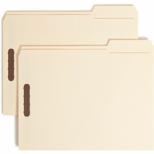 Smead Smead 14580 Manila Fastener File Folders with Reinforced Tab