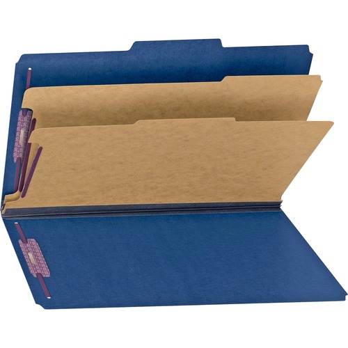 Smead Smead 19035 Dark Blue Colored Pressboard Classification Folders with S