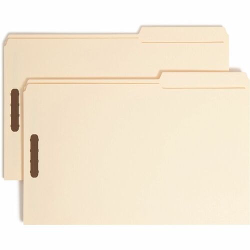 Smead Smead 19587 Manila Fastener File Folders with Reinforced Tab