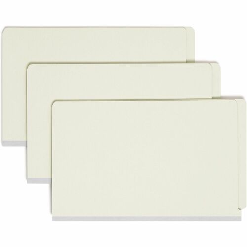 Smead Smead 29800 Gray/Green End Tab Pressboard Classification Folders with
