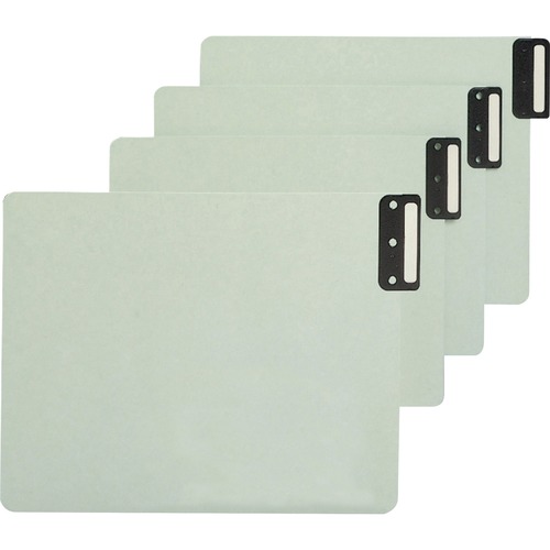Smead Smead 61635 Gray/Green 100% Recycled Extra Wide End Tab Pressboard Gui