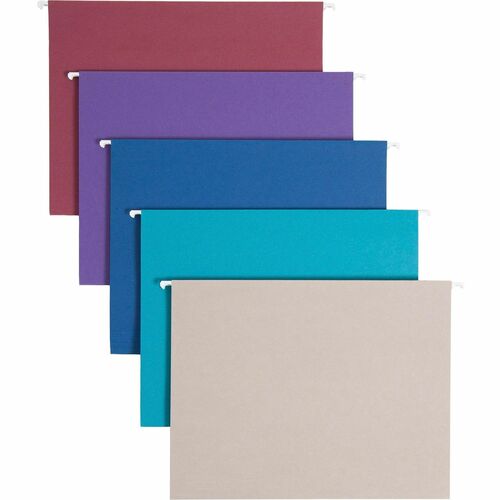 Smead Smead 64056 Assortment Colored Hanging Folders with Tabs