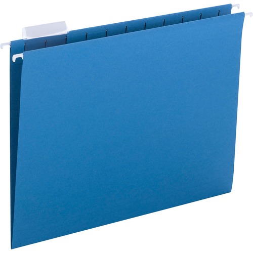 Smead Smead 64068 Sky Blue Colored Hanging Folders with Tabs