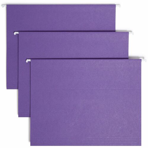 Smead Smead 64072 Purple Colored Hanging Folders with Tabs