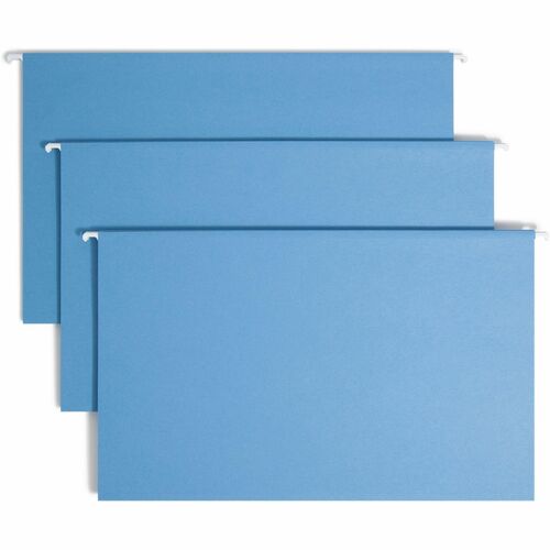 Smead Smead 64160 Blue Colored Hanging Folders with Tabs