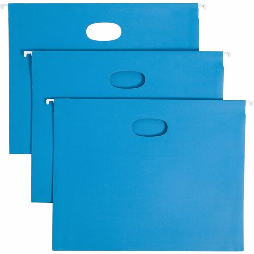 Smead Smead 64250 Sky Blue Colored Hanging Pockets with Tab