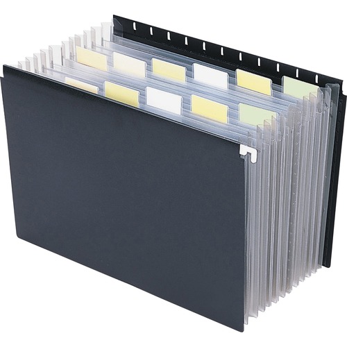 Smead Smead 65125 Black Poly Hanging Expanding File