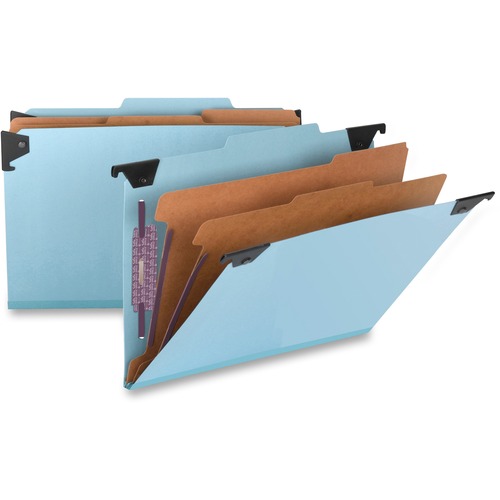 Smead Smead 65165 Blue Hanging Pressboard Classification File Folders