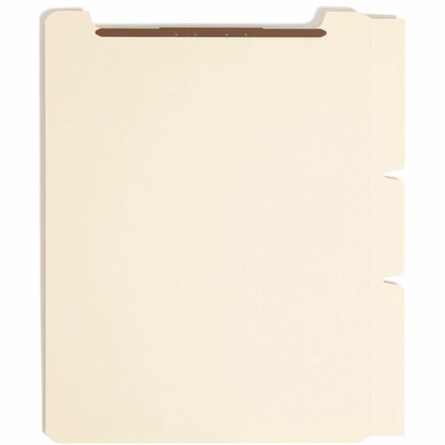 Smead Smead 68027 Manila Self-Adhesive Folder Dividers with Twin Prong Faste