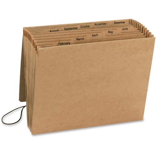 Smead 70186 Kraft Expanding Files with Flap and Elastic Cord