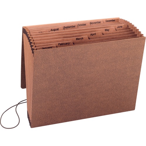 Smead 70388 Leather-Like TUFF Expanding Files with Flap and Elastic Co