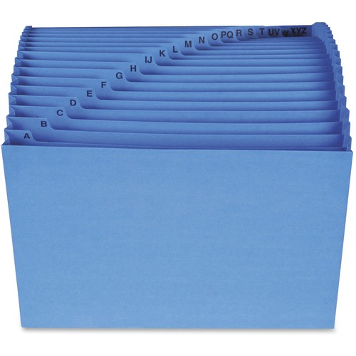 Smead Smead 70727 Blue A-Z Expanding File with Antimicrobial Product Protect