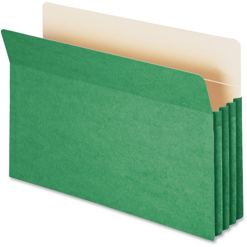 Smead 74226 Green Colored File Pockets