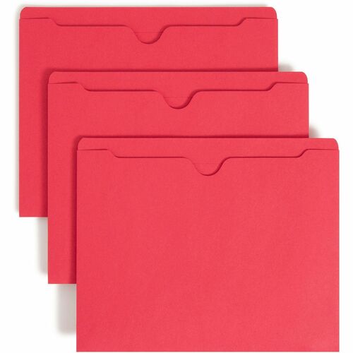 Smead Smead 75509 Red Colored File Jackets