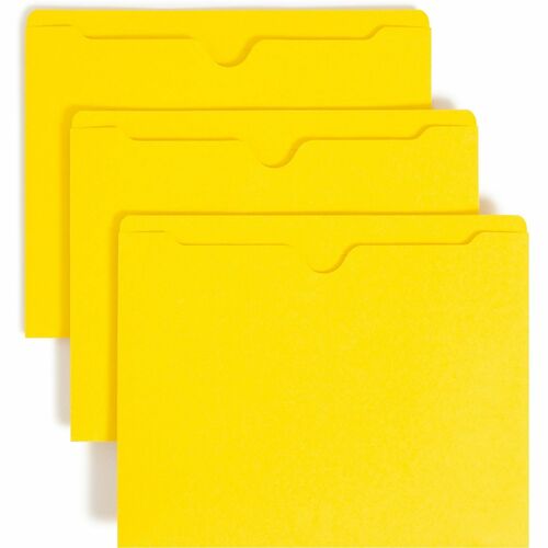 Smead Smead 75511 Yellow Colored File Jackets
