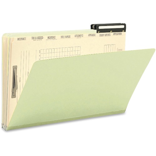 Smead Smead 78208 Gray/Green Pressboard Mortgage File Folders