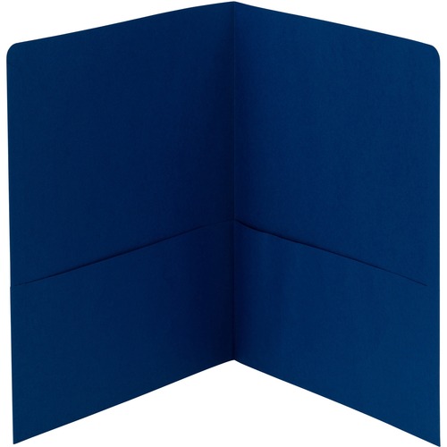 Smead Smead 87854 Dark Blue Two-Pocket Heavyweight Folders