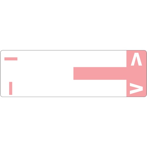 Smead Smead 67160 Pink AlphaZ NCC Color-Coded Name Label - I & V
