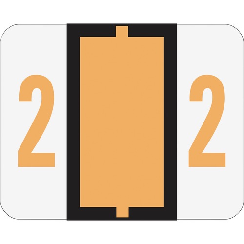Smead Smead 67372 Light Orange BCCRN Bar-Style Color-Coded Numeric Label - 2
