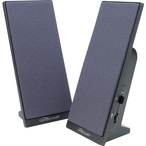 Compucessory 2.0 Speaker System - 3 W RMS - Black