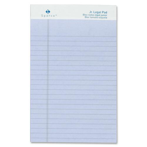 Sparco Colored Jr. Legal Ruled Writing Pads