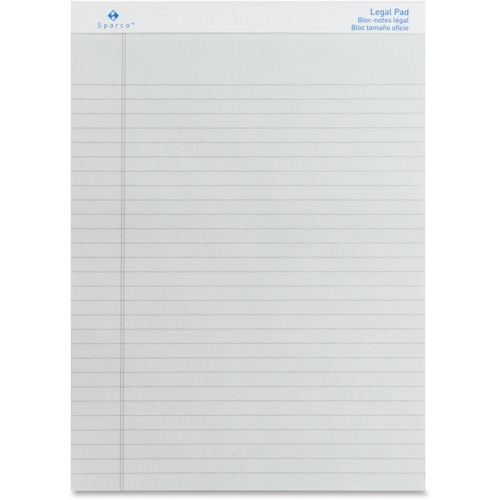 Sparco Gray Legal Ruled Pad