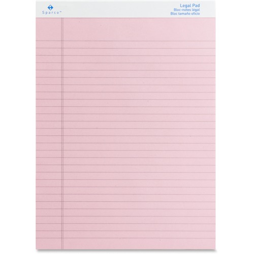 Sparco Sparco Pink Legal Ruled Pad
