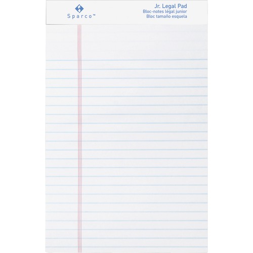 Sparco Sparco Junior Legal-Ruled White Writing Pads