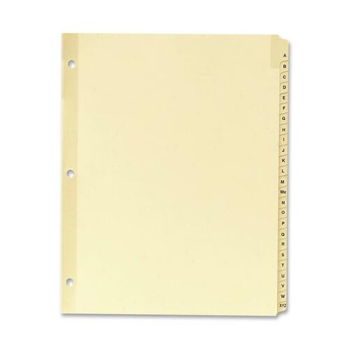 Sparco Sparco A-Z Clear Plastic Index Dividers