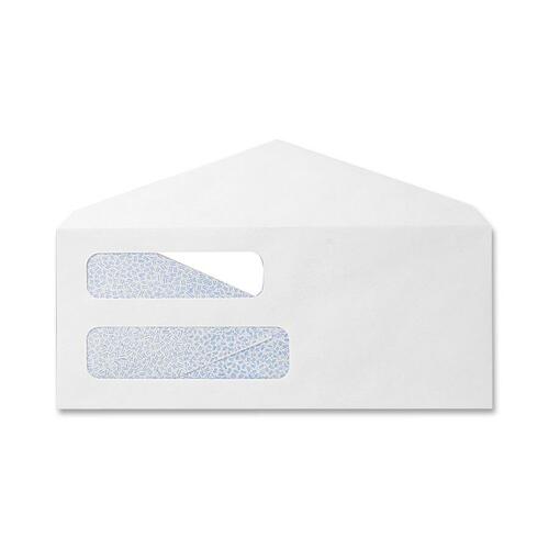 Sparco Sparco Double Window White Wove Envelopes