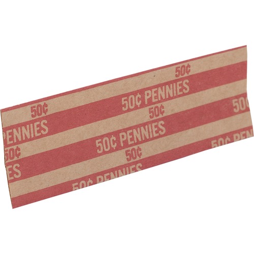 Sparco Flat $.50 Pennies Coin Wrapper