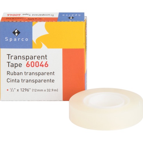 Sparco Sparco All-purpose Glossy Transparent Tape