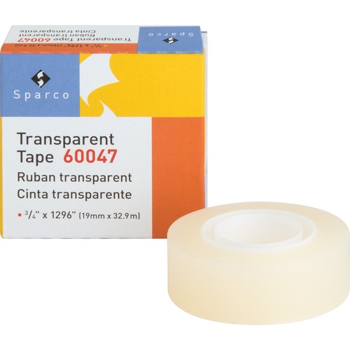 Sparco Sparco All-purpose Glossy Transparent Tape