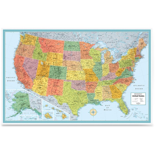 Rand McNally USA Wall Map