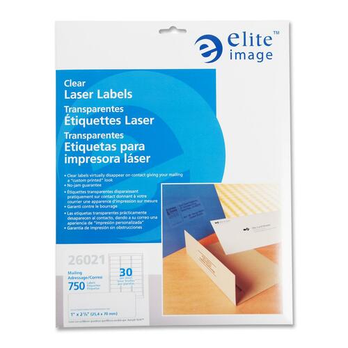 Elite Image Elite Image Clear Address Laser Label