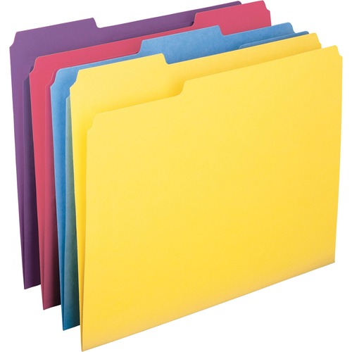 Smead Smead 10349 Assortment File Folders with Antimicrobial Product Protect