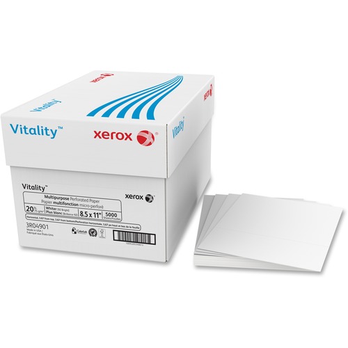 Xerox Vitality Multipurpose Perforated Paper - Horizontal Perforation,