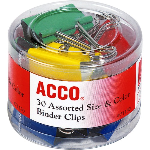 Acco Colored Binder Clips