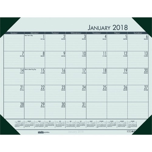 House of Doolittle EcoTones Compact Calendar Desk Pad