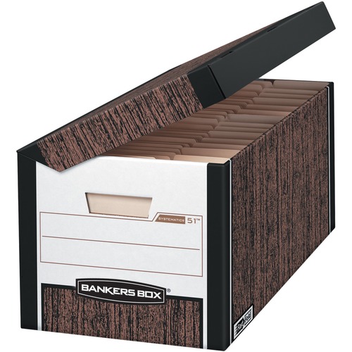 Bankers Box Bankers Box Systematic - Letter, Woodgrain - TAA Compliant