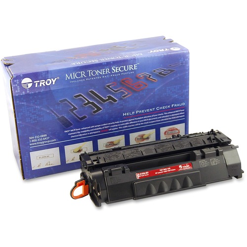 Troy Remanufactured MICR Toner Secure Cartridge Alternative For HP 49A