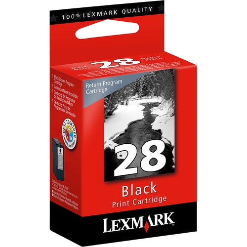 Lexmark Lexmark No. 28 Return Program Black Ink Cartridge